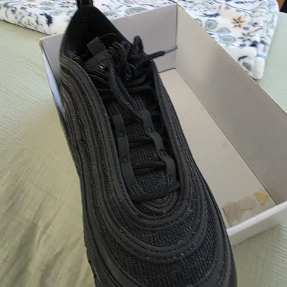 Womens Airmax 97 Triple Black - Picture 3 of 5